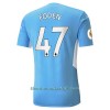 Camiseta de fútbol Manchester City Phil Foden 47 Primera Equipación 2021/22 - Hombre